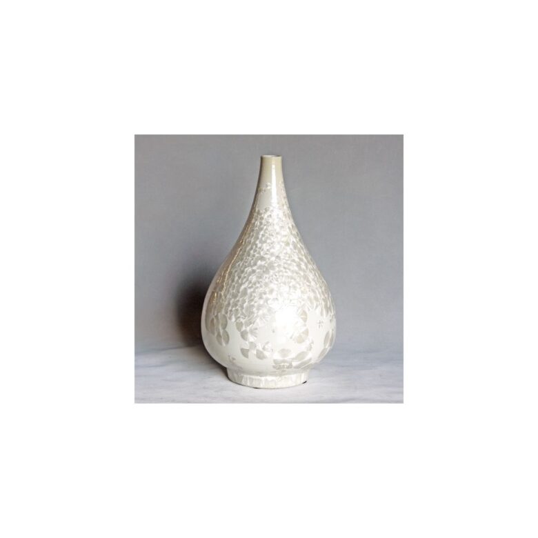 Crystal Shell Porcelain Orchid Pot