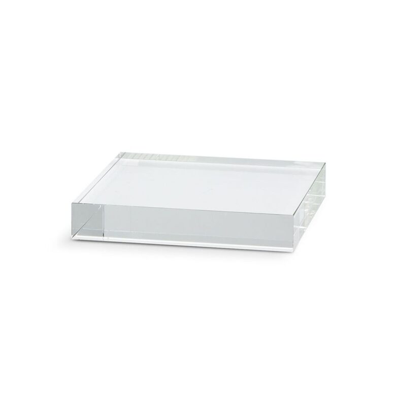 Acrylic Rectangular Base 12x6x1