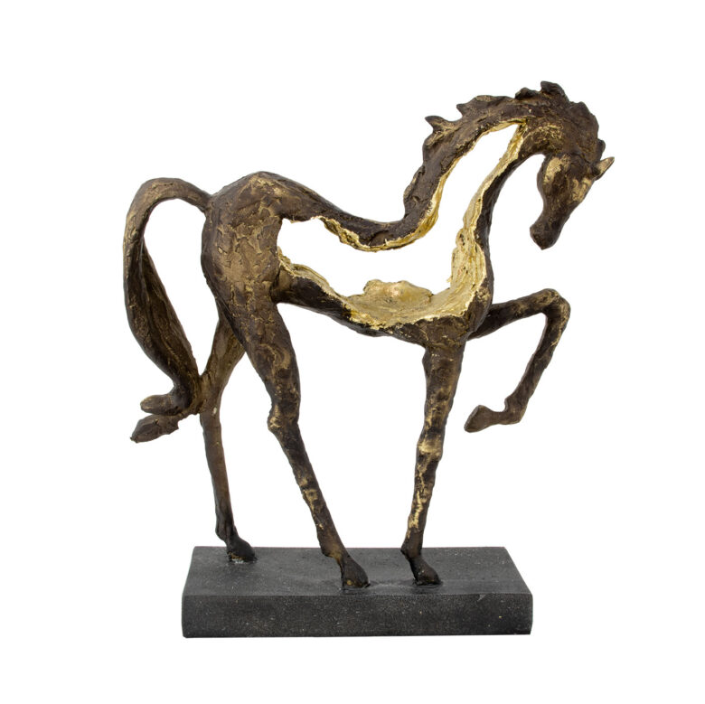 Bronze Horse Sculpture- Lillian Home