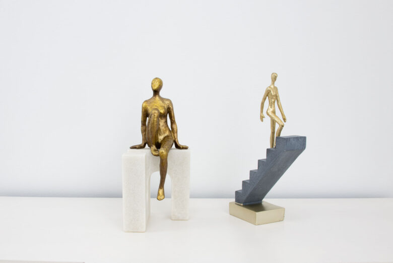 Seating Woman Sculpture - Image 7