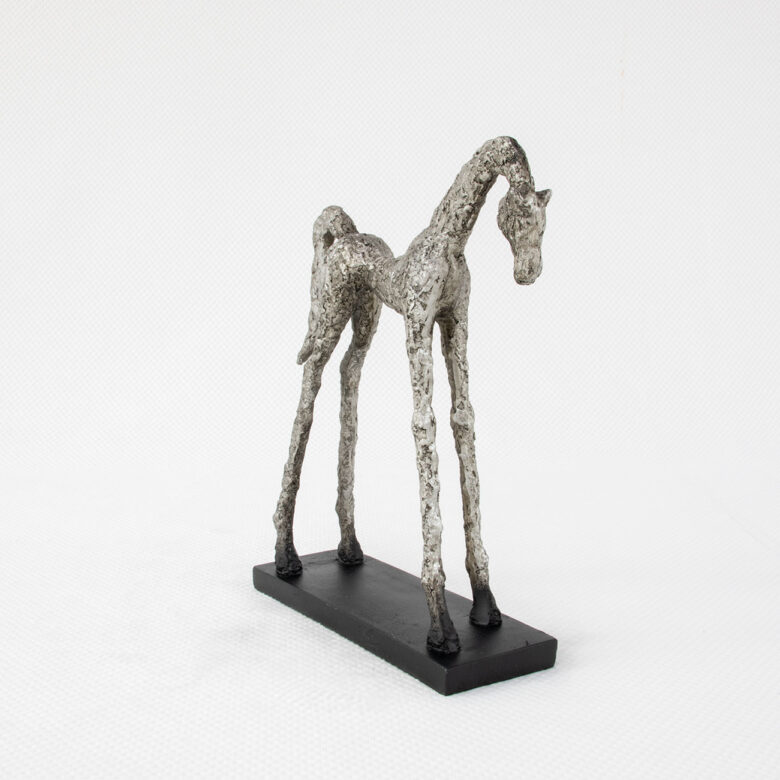 Silver Horse Sculpture - Image 2