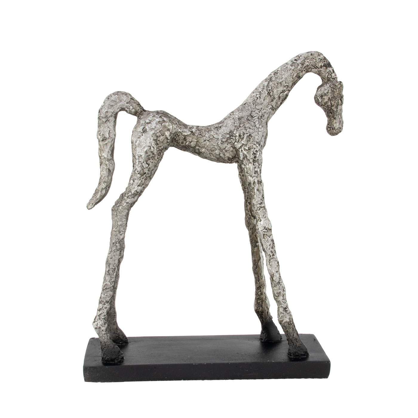 Silver Horse Sculpture- Lillian Home